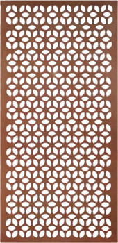Tuscan+Path+%26lsquo%3BRust%26rsquo%3B+120cm+Geometric+Wall+Art+Screen