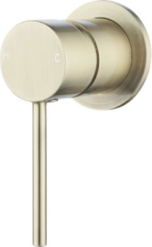 Mondella-Resonance-35mm-Pin-Lever-Shower-Mixer-in-Brushed-Brass on sale