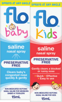 Flo+Baby+or+Kids+Saline+Nasal+Spray+15mL