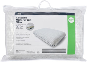 Adjustable-Memory-Foam-Pillow-Medium-Profile-White on sale