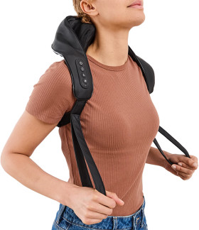 Shiatsu-Neck-Massager-Black on sale