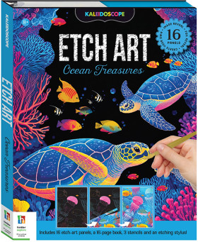 Kaleidoscope-Etch-Art-Ocean-Treasures-Book on sale