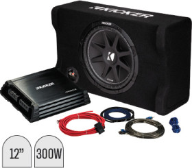 Kicker-12-Downfiring-Subwoofer-Plus-Amplifier-Wiring-Kit on sale