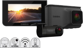 Uniden-2K-Smart-Dash-Cam-with-Full-HD-Rear-View-Cam on sale