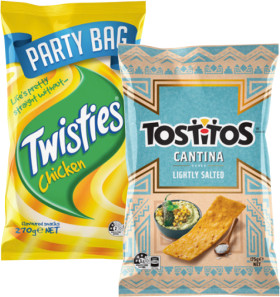 Twisties-125-270g-Tostitos-Tortilla-175g-or-Cheetos-150-250g-Selected-Varieties on sale