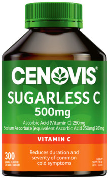 Cenovis+Sugarless+C+500mg+Vitamin+C+Tablets+300+Pack