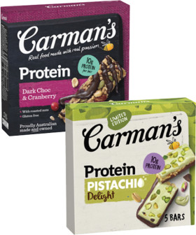 Carmans-Protein-Bars-150g-200g on sale