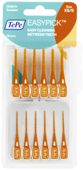 TePe+EasyPick+XS%2FS+Orange+36+Pack