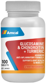 Amcal+Glucosamine+%26amp%3B+Chondroitin+%2B+Turmeric+100+Tablets