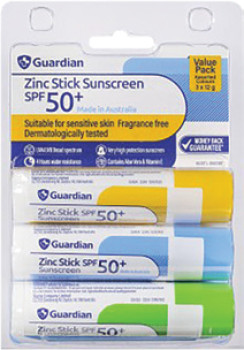 Guardian+Zinc+SPF50%2B+3+x+12g