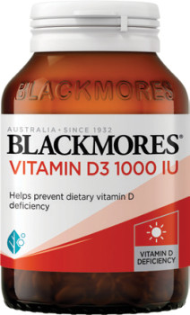Blackmores+Vitamin+D3+1000IU+200+Capsules