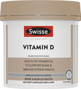 Swisse-Ultiboost-Vitamin-D-400-Capsules on sale
