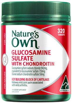 Nature%26rsquo%3Bs+Own+Glucosamine+Sulfate+With+Chondroitin+320+Tablets