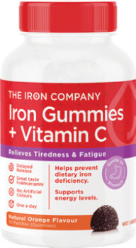 The+Iron+Company+Iron+%2B+Vitamin+C+Orange+Flavour+30+Gummies