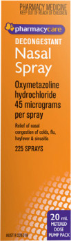 Pharmacy+Care+Decongestant+Nasal+Spray+20mL