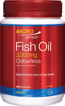 Microgenics-Fish-Oil-2000mg-Odourless-340-Capsules on sale