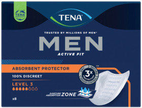 Tena+Men+Active+Fit+Absorbent+Protector+Level+3+8+Pack