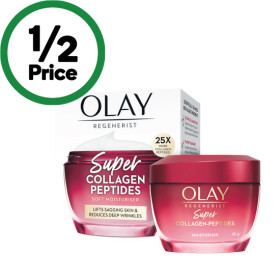 Olay-Regenerist-Super-Collagen-Peptides-Soft-Moisturiser-45g on sale