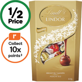 Lindt-Lindor-Cornet-327-333g on sale