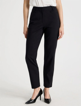 Basque-Compact-Sateen-Pant-Black on sale