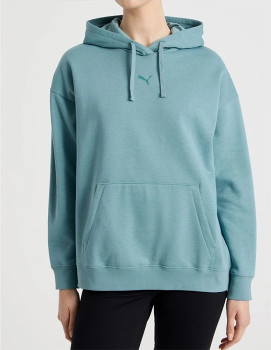 Puma-Essential-Cat-Logo-Relaxed-Hoodie-Blue on sale
