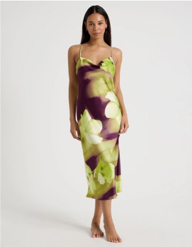 Chloe-Lola-Luxe-Satin-Cowl-Neck-Long-Chemise-Berry-Floral-Print on sale