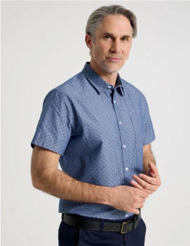 Regatta-Micro-Print-Short-Sleeve-Shirt on sale