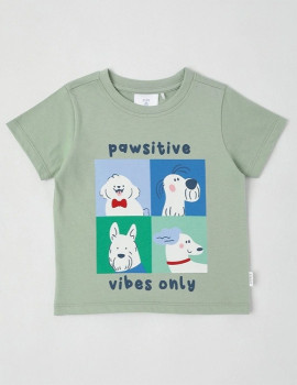 Sprout-Essentials-Ticketed-T-Shirt-Light-Khaki on sale