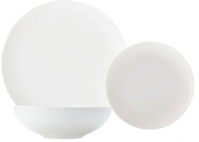 Maxwell-Williams-White-Basic-Diamonds-Dinner-Set-12pc on sale