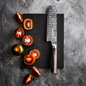 Baccarat-Damashiro-Emperor-Santoku-Knife-17cm on sale