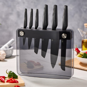 Baccarat-iD3-Black-Samurai-Sakai-7-Piece-Knife-Block on sale