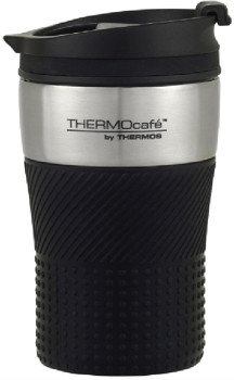 Thermos-Thermocafe-Vacuum-Insulated-Travel-Cup-200mL-Black on sale