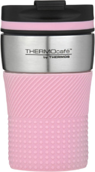 Thermos-Thermocafe-Vacuum-Insulated-Travel-Cup-200mL-Pink on sale