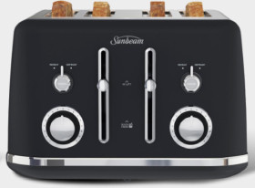 Sunbeam-Alinea-4-Slice-Toaster-Black on sale