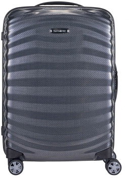 Samsonite-Lite-Shock-55cm-Sport-Suitcase-Black on sale