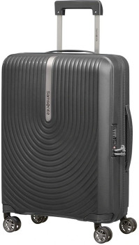 Samsonite-Hi-Fi-55cm-Expandable-Spinner-Suitcase-Black on sale