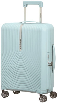 Samsonite-Hi-Fi-55cm-Expandable-Spinner-Suitcase-Blue on sale