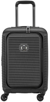 Delsey-Freestyle-55cm-Front-Opening-Trolley-Case-Black on sale
