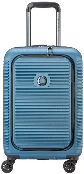Delsey-Freestyle-55cm-Front-Opening-Trolley-Case-Blue on sale