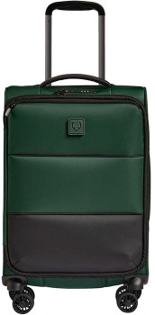 Antler-Soft-Stripe-20-55cm-Expandable-Suitcase-Dark-Forest-Green on sale
