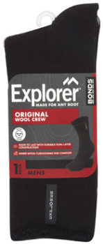 Bonds+Men%26%23039%3Bs+Explorer+Wool+Crew+Sock+1+Pack
