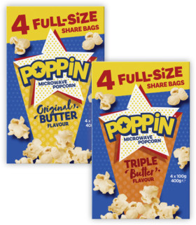 Poppin+Microwave+Popcorn+400g
