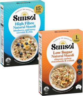 Sunsol+Natural+Muesli+500g