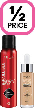 12-Price-on-LOral-Paris-Makeup-Range on sale