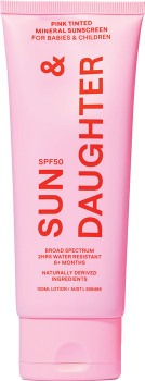 NEW+Sun+%26amp%3B+Daughter+Pink+Tinted+Mineral+Sunscreen+100mL