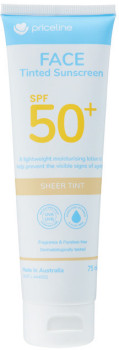 Priceline+Face+Tinted+Sunscreen+SPF+50%2B+75mL