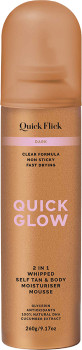 The+Quick+Flick+Quick+Glow+2-in-1+Whipped+Self+Tan+%26amp%3B+Body+Moisturiser+Mousse+260mL