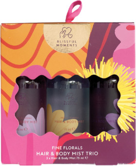 NEW+Blissful+Moments+Hair+%26amp%3B+Body+Mist+Trio