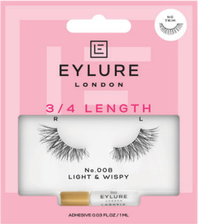 Eylure+3%2F4+Length+No.+008+Ligh+%26amp%3B+Wispy+Lash+1+Pair