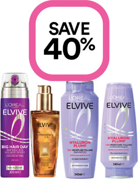 Save+40%25+on+L%26%23039%3BOr%26eacute%3Bal+Paris+Elvive+Range%26hearts%3B